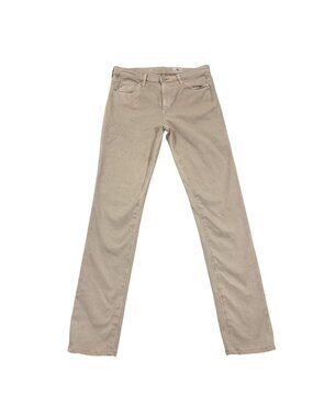 AG Adriano Goldschmied Women Beige Prima Cigarette Leg‎ Jeans Size 27R